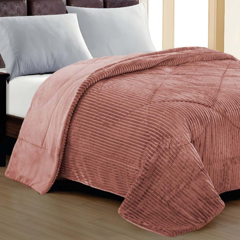 Cobredom Casal Queen Size Skye Grosso Quente e Confortável:rose