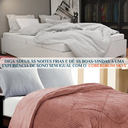 Ver imagem 2 de Cobredom Casal Queen Size Skye Grosso Quente e Confortável:rose