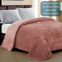 Ver imagem 3 de Cobredom Casal Queen Size Skye Grosso Quente e Confortável:rose