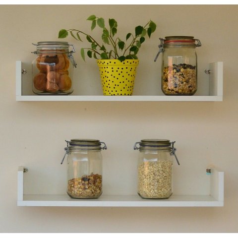Prateleira para Cozinha Decorativa Kit 2 Peças
