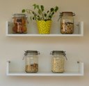 Ver imagem 1 de Prateleira para Cozinha Decorativa Kit 2 Peças