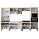 Ver imagem 5 de Cozinha Modulada Completa 6 Peças Modelo Americano Provençal sem Tampo de 120 Cm Conecta