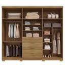 Ver imagem 5 de Guarda-Roupa 6 Portas e 4 Gavetas Dubai Ouro