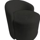 Ver imagem 5 de Poltrona Decorativa Yara Orgânica Suede Preto