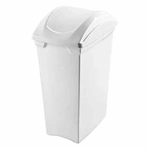 Cesto Branco com Tampa Basculante 40 Litros Sanremo