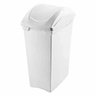 Cesto Branco com Tampa Basculante 40 Litros Sanremo - 1