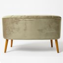 Ver imagem 3 de Namoradeira de Luxo para Sala de Estar Confortável Pés Palito