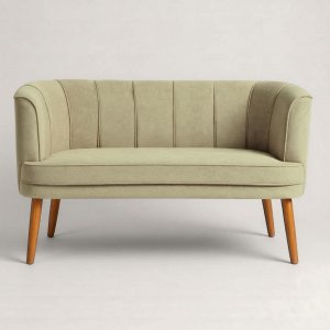 Namoradeira de Luxo para Sala de Estar Confortável Pés Palito