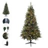 Arvore Natal Berry/pinha 1360tips 400leds B/ Giratoria 2,1m - 2
