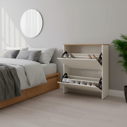 Sapateira com 2 Portas Organizadora de Espaço para Quarto e Closet - 3