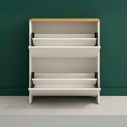 Sapateira com 2 Portas Organizadora de Espaço para Quarto e Closet - 7