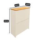 Ver mais imagens de Sapateira com 2 Portas Organizadora de Espaço para Quarto e Closet