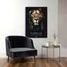 Quadro Decorativo Leão de Judá 70x100cm - 4