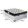 Cama Baú Casal Sintético + Colchão Casal Ortobom Iso Dupla Face 60X188X138 Branco - 3