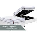 Ver imagem 1 de Colchão King Castor Gold Star Magnético+Baú White Super 1,93x2,03