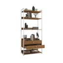 Ver imagem 2 de Closet/estante Modular 2 Gavetas e 3 Prateleiras 89cm Estilo Industrial Li049 Kappesberg Industrial