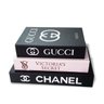 Kit 3 Caixas Livro Objeto Decorativa Chanel Victoria's Gucci - 2