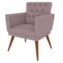 Ver imagem 4 de Kit 2 Poltronas Nina com Capitone - Rosê