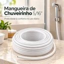 Ver imagem 2 de Mangueira Duchinha Chuveirinho 3 Metros Branca 5/16 (Somente Mangueira)