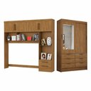 Ver imagem 1 de Guarda Roupa Casal Modulado Sevilha 4 e 2 Portas 8 Gavetas com Espelho Carioca Móveis