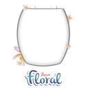 Ver imagem 2 de Assento Tampa para Vaso Sanitário Almofadado Compatível Thema Perfumado Floral Branco Durín