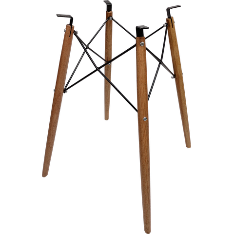 Pé Base Palito Eiffel 75cm Eucalipto Charles Eames Base Mesa