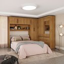 Ver imagem 2 de Guarda Roupa Casal Modulado Sevilha 5 e 2 Portas 8 Gavetas com Espelho Carioca Móveis