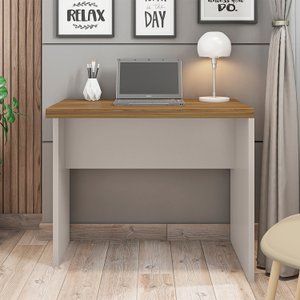 Mesa Estudos Home Office Durabilidade Computador Notebook:lamina Mel-cacao