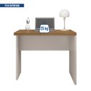 Ver imagem 5 de Mesa Estudos Home Office Durabilidade Computador Notebook:lamina Mel-cacao