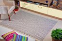 Ver imagem 1 de Tapete Sala Quarto 1,40 x 2,00 Suave Bege Pratik Antider.