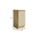 Ver imagem 3 de Balcão de Cozinha 1 Porta 40cm Elite Yescasa Amarelo/Canary/Off White