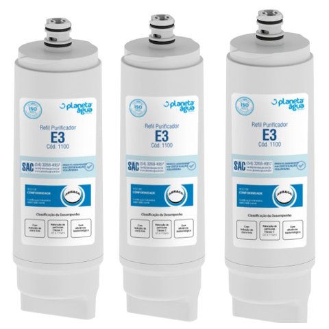 Kit 3 Un Refis Filtro E3 - Ibbl Immaginare, Evolux, Fr600 Speciale, Fr600 Expert, Frq600 Expert, Fr6