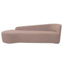 Ver imagem 3 de Kit Divã Recamier Orgânico França 180cm Lado Esquerdo e 2 Poltronas Amore Linho