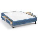 Ver imagem 1 de Cama Base c/Aux 4 Gavetas Viúva Castor Poli Blue 128x188x27