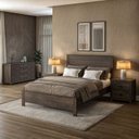 Ver imagem 1 de Cama Queen Rústica de Madeira Maciça