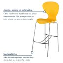 Ver imagem 6 de Kit 6 Banquetas Alta com Encosto Flash Amarelo