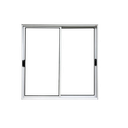 Ver imagem 1 de Vitrô 2 Folhas Móveis de Correr Aluminio Branco 1,00x1,20 Linha 18 Modular