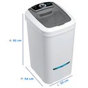 Ver imagem 4 de Tanquinho de Lavar Roupa 16kg Newmaq Semiautomático com 9 Programas de Lavagem Branco 220v