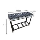 Ver imagem 4 de Fogão 3 Bocas Baixa Pressão Linha Gold Cefaz CFZG-123