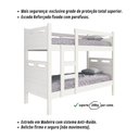 Ver imagem 5 de Beliche Duas Camas Barreto Solteiro C/ 2 Colchões Probel Bc