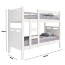 Ver imagem 4 de Beliche Duas Camas Barreto Solteiro C/ 2 Colchões Probel Bc