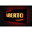 Ver imagem 3 de Placa Aberto Moderno Iluminada Led 60x28 BGPLASTICOS