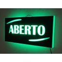 Ver imagem 2 de Placa Aberto Moderno Iluminada Led 60x28 BGPLASTICOS