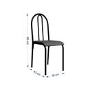 Ver imagem 3 de Conjunto 4 Cadeiras para Cozinha e Sala de Jantar