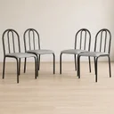 Ver imagem 1 de Conjunto 4 Cadeiras para Cozinha e Sala de Jantar
