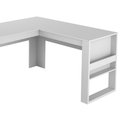 Ver mais imagens de Mesa Angular para Escritório Home Office Me4145 Mdp Branco - Gran Belo