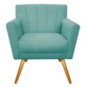 Ver imagem 3 de Kit Diva Recamier Vanessa 140cm Lado Esquerdo e 02 Poltronas Laura Suede - ADJ Decor RECAMIER DIVÃ S