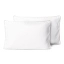 Ver imagem 1 de Kit 2 Fronhas Linea 50cm X 70cm Micropercal 200 Fios - Bege