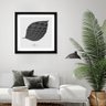 Quadro com Moldura Qhattrunno All Leafman Preto - 70x70 - 1