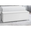 Ver imagem 1 de Baú de Madeira p/ Cama Casal Luca Branco Casa D